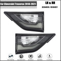 Set of 2 Black LED Tail Lights for Chevy Traverse (2018–2021)