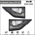 Set of 2 Black LED Tail Lights for Chevy Traverse (2018–2021)