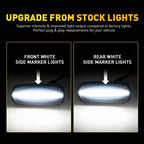 4X Smoked Lens LED Side Marker Lights for Dodge RAM 2500 3500 (2003–2009)