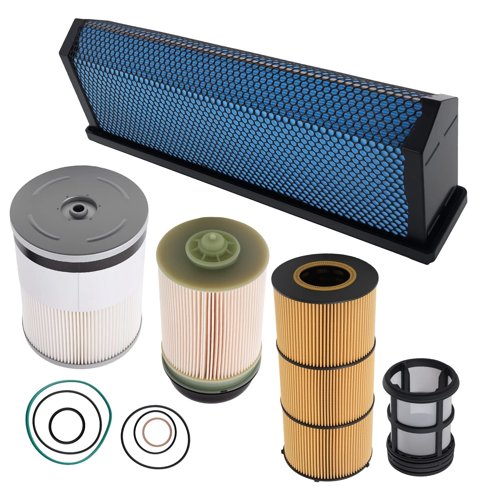 Combo Filter Set for Freightliner Cascadia DD13 DD15 (P551005 PF9908 FS19915)