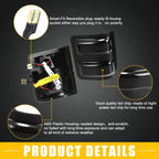 Set of 2 Mirror Turn Signal Lights 7C3Z13776 for Ford F-350 Super 