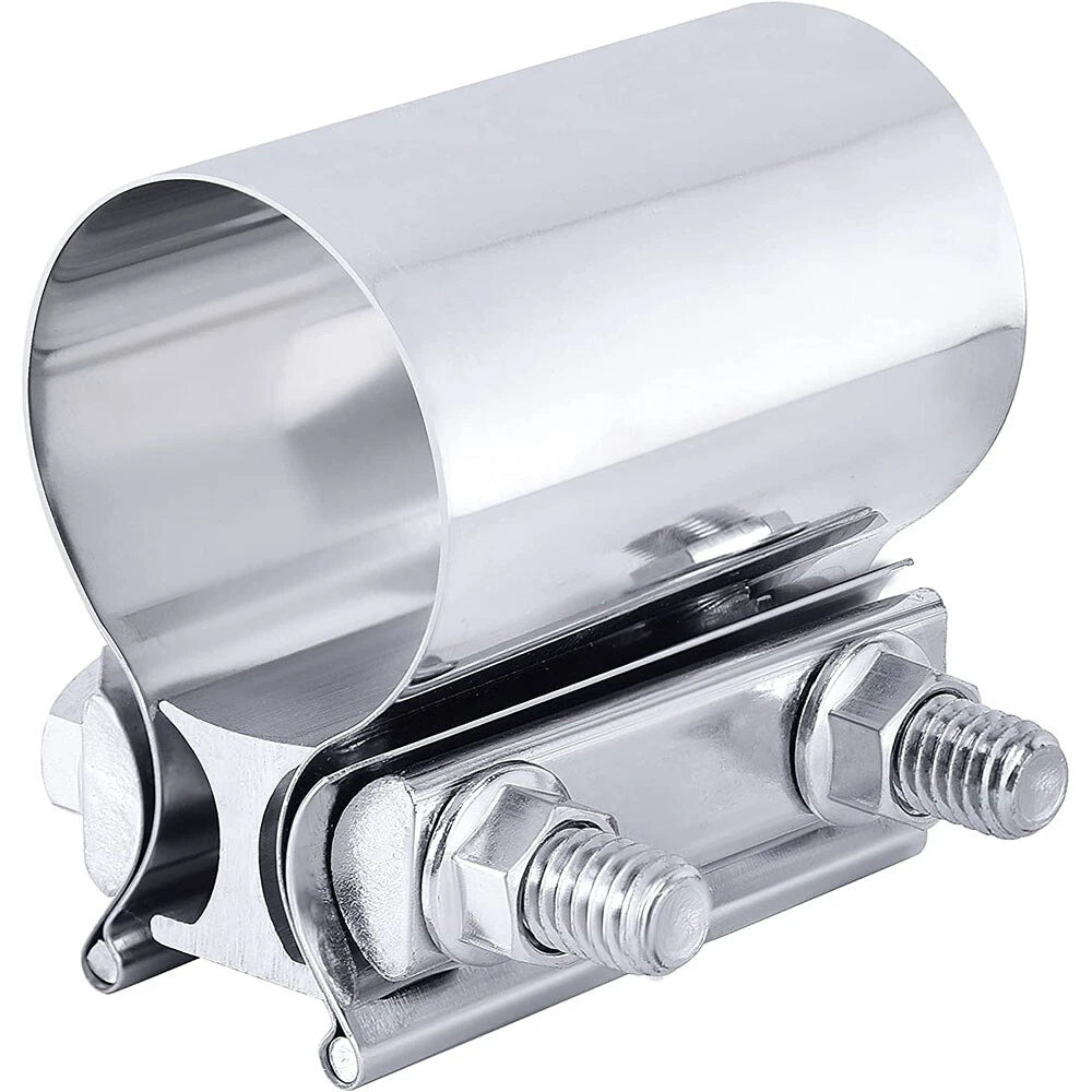 2.25" Butt Joint Exhaust Band Clamp for Universal Applications (T304)