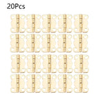 20pcs Mini Hinge for Dollhouse Jewelry Chest (16x13mm)