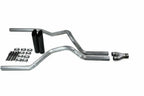 2.5" Dual Exhaust Kit for Dodge Ram 1500 (2019–2025) - Y Pipe, Black Tips
