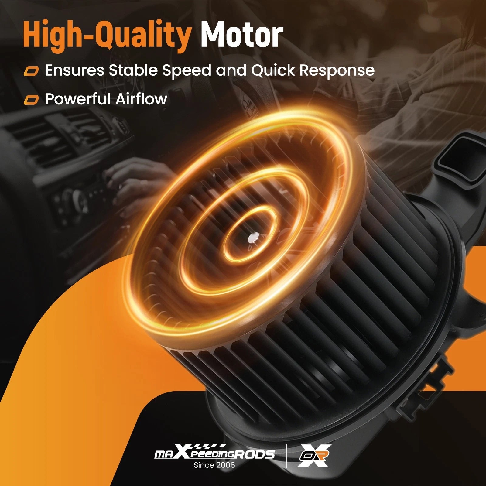 A/C Blower Motor Fan for Kenworth T170 T270 T370 Peterbilt 579 (2013–2017)