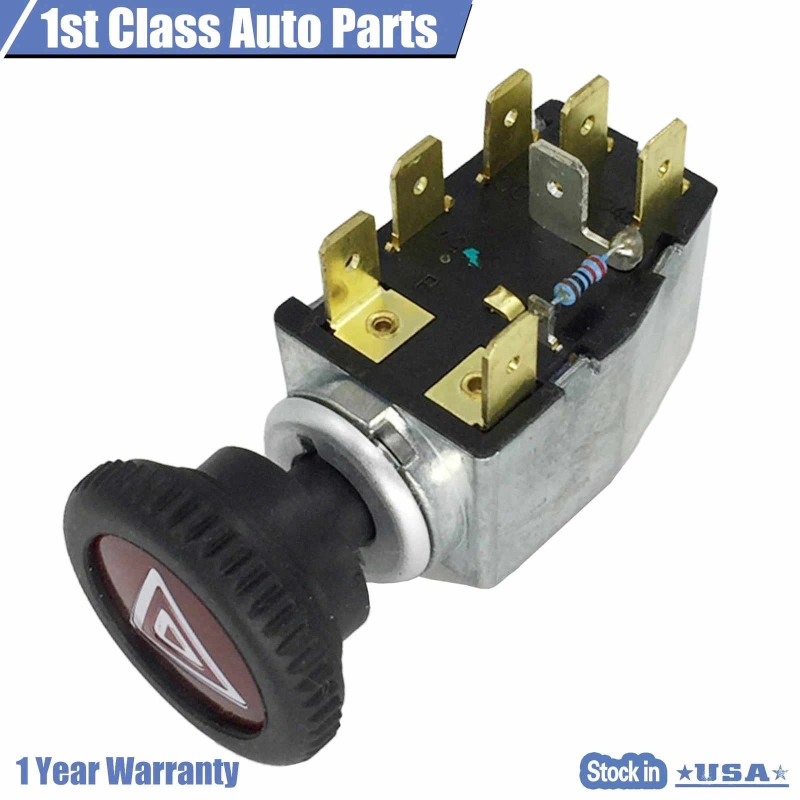 Hazard Warning Switch for VW Transporter, Thing, Beetle, Squareback (1968–1979) 211953235A
