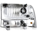 Pair of Headlight Assemblies for Ford Excursion (2000–2004)