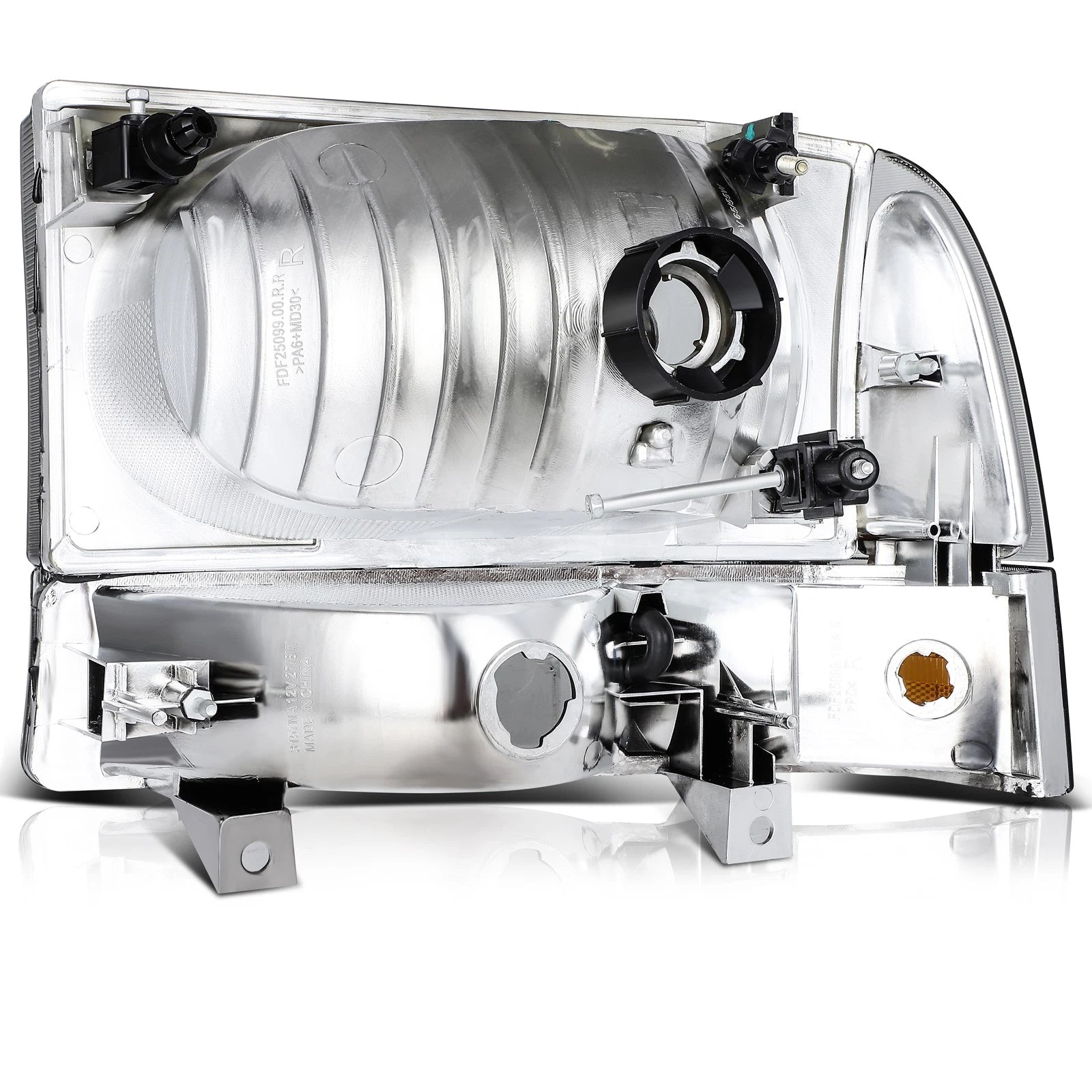 Pair of Headlight Assemblies for Ford Excursion (2000–2004)
