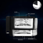 L-Shape LED DRL Headlight & Bumper Lamp for Ford Explorer (1991–1994)
