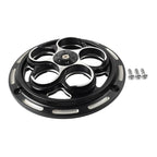 Black Engine Cooling Fan Cover for Vespa Sprint Primavera 150 (2013-2023)