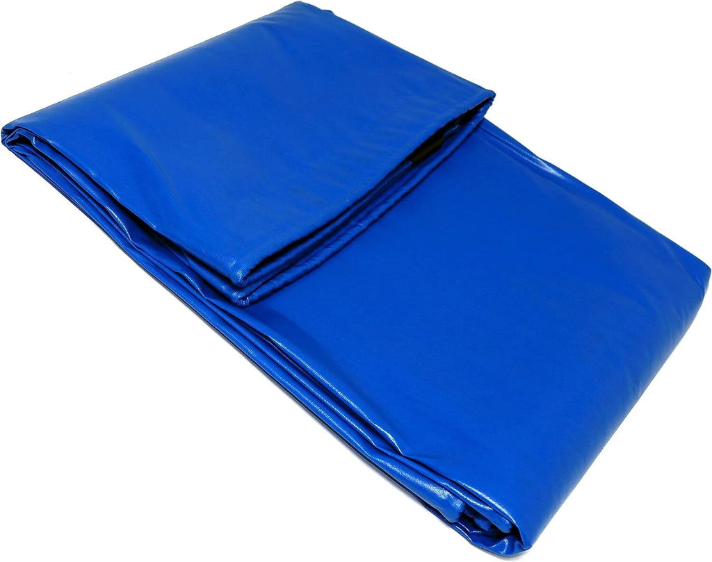 Heavy Duty PVC-Coated Tarp Cover 6x8 Ft for Camping Tent Boat Truck Pool