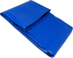 Heavy Duty PVC-Coated Tarp Cover 6x8 Ft for Camping Tent Boat Truck Pool