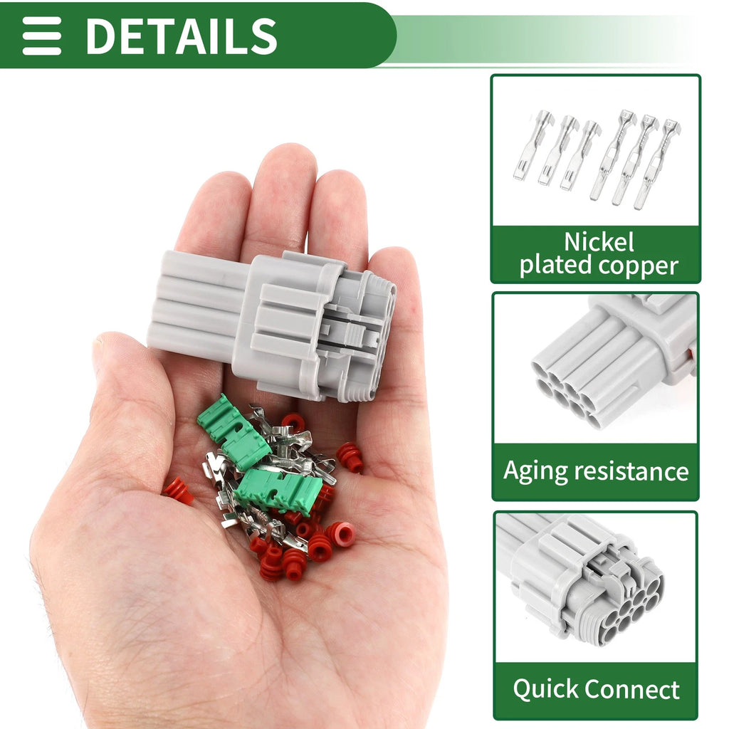 8 Pin Front Headlight Connector Housing for Nissan 