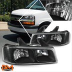 Upper Headlights Lamps for Express/Savana 1500-4500 (2003–2024)