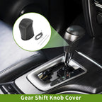 1 Pc Gear Shift Knob Cover for Lexus NX300 (2014–2021) Black Carbon Fiber
