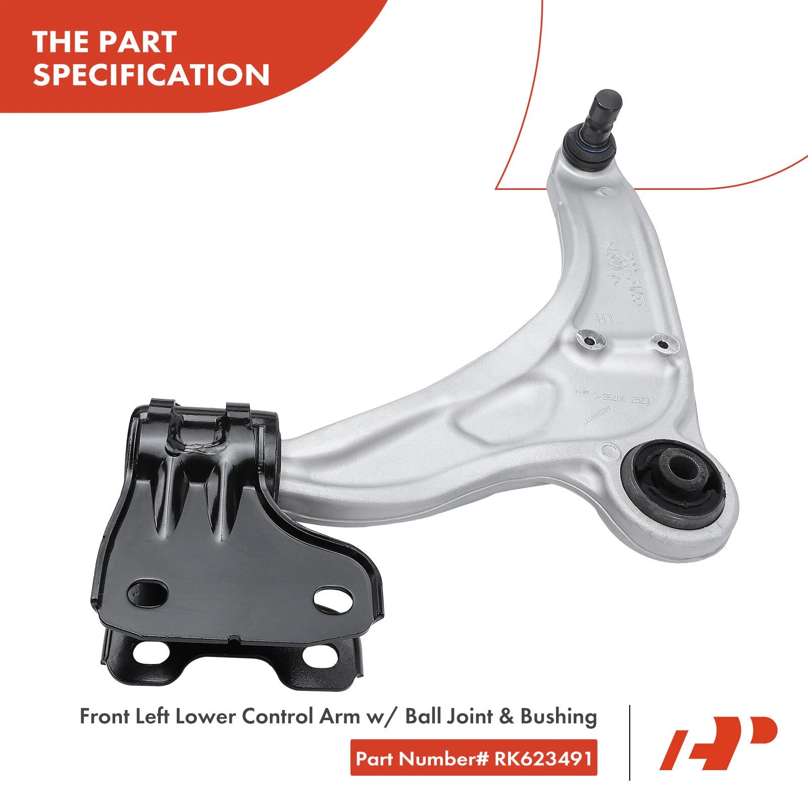 Set of 6 Front Lower Control Arm Sway Bar Links for Ford Edge (2015–2022)