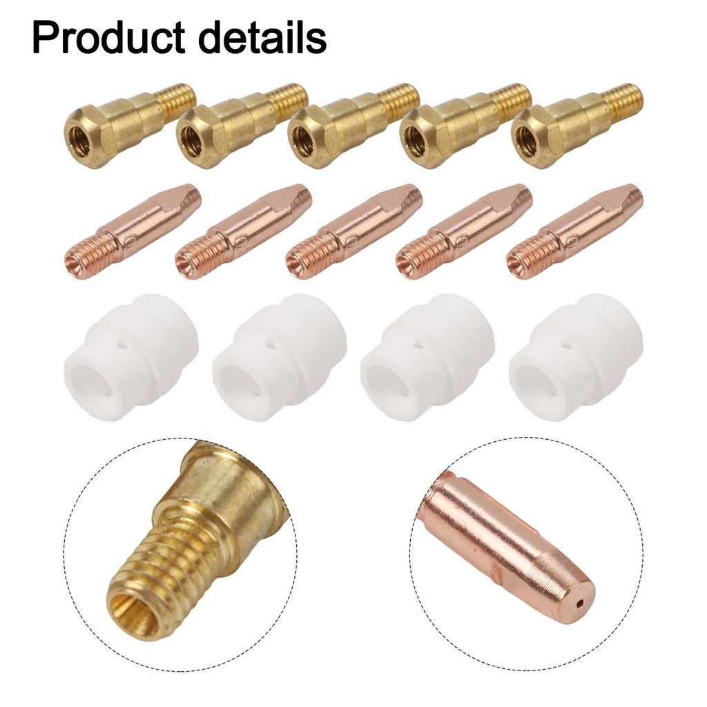 14pcs Contact Tip 0.8mm for Gas Diffuser