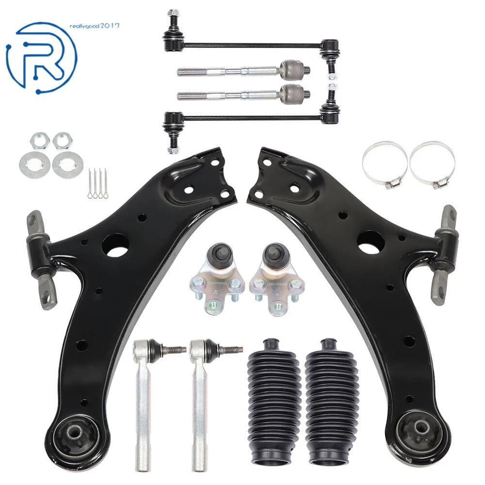 Front Lower Control Arm Ball Joint Tie Rod Boot for Toyota Venza (2009–2016)