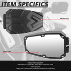 2" Adjustable Sideview Mirrors for Universal UTV Roll Cage Bar Mount