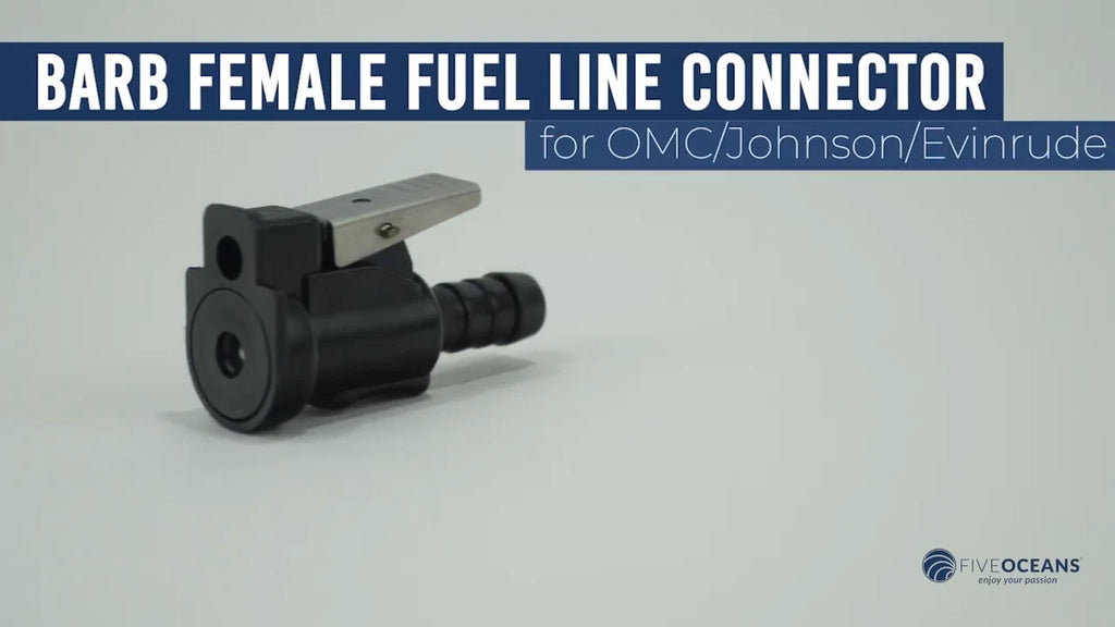 3/8-Inch Barb Female Fuel Line Quick Connector for OMC Johnson Evinrude (N/A)
