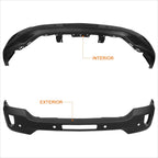 Front Bumper Face Bar for Chevy Silverado 1500 (2016–2019) w/ Fog Light & Sensor Holes