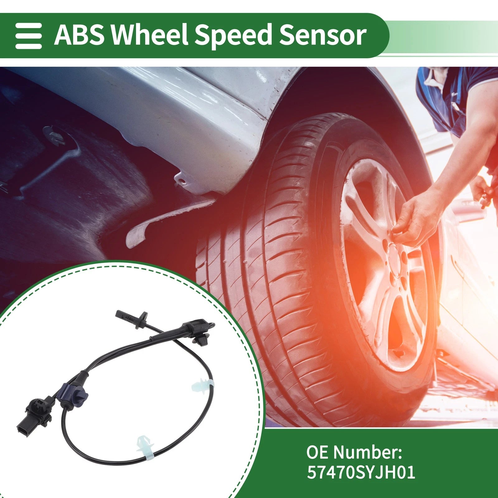 ABS Wheel Speed Sensor No. 57470SYJH01 for Honda Elysion (2012–2015)