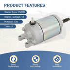 Starter Motor & Relay for Honda Sportrax 400EX (2005-2008)