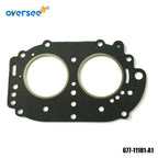 Head Gasket for Yamaha Outboard Motor 2 Stroke 6HP 8HP (677-11181, 677-11181-A1)