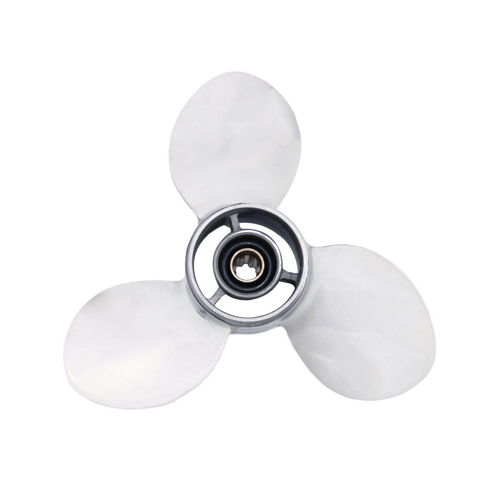 Stainless Steel Propeller 9.25x12 for Yamaha 9.9-20HP, Honda BF 8-20HP (1990–2023)