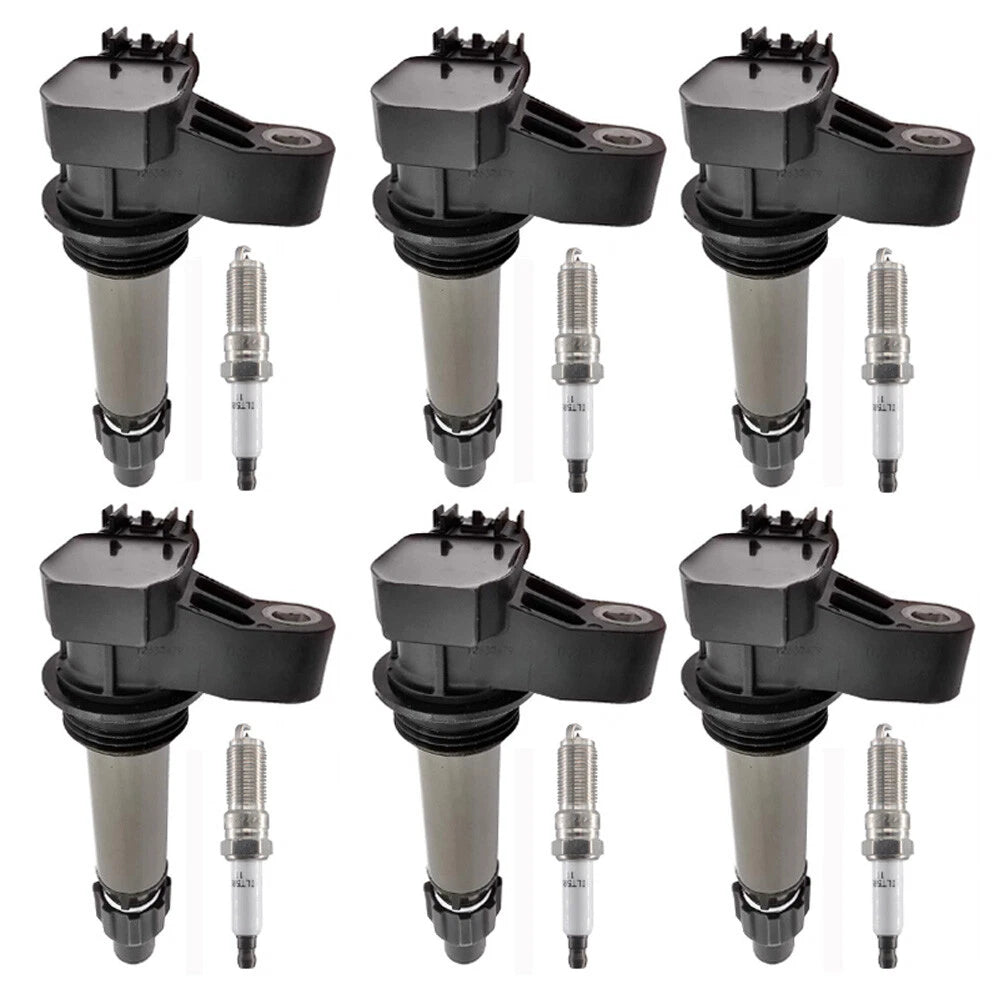 6X Ignition Coil + 6X Spark Plug for Cadillac SRX (2007–2016) UF569