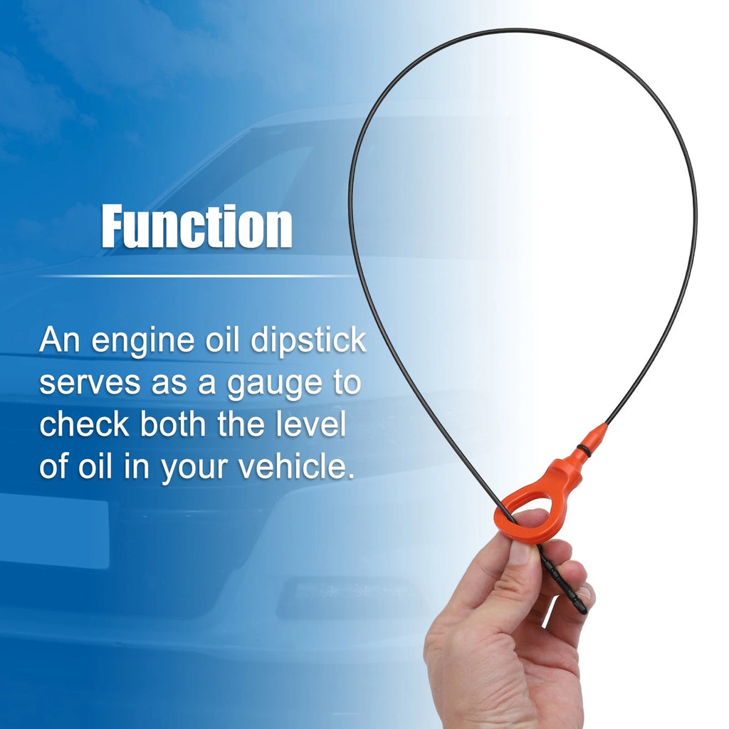 Engine Oil Level Indicator Dipstick for Audi A4 (2002–2005) No. 06C115611K Orange