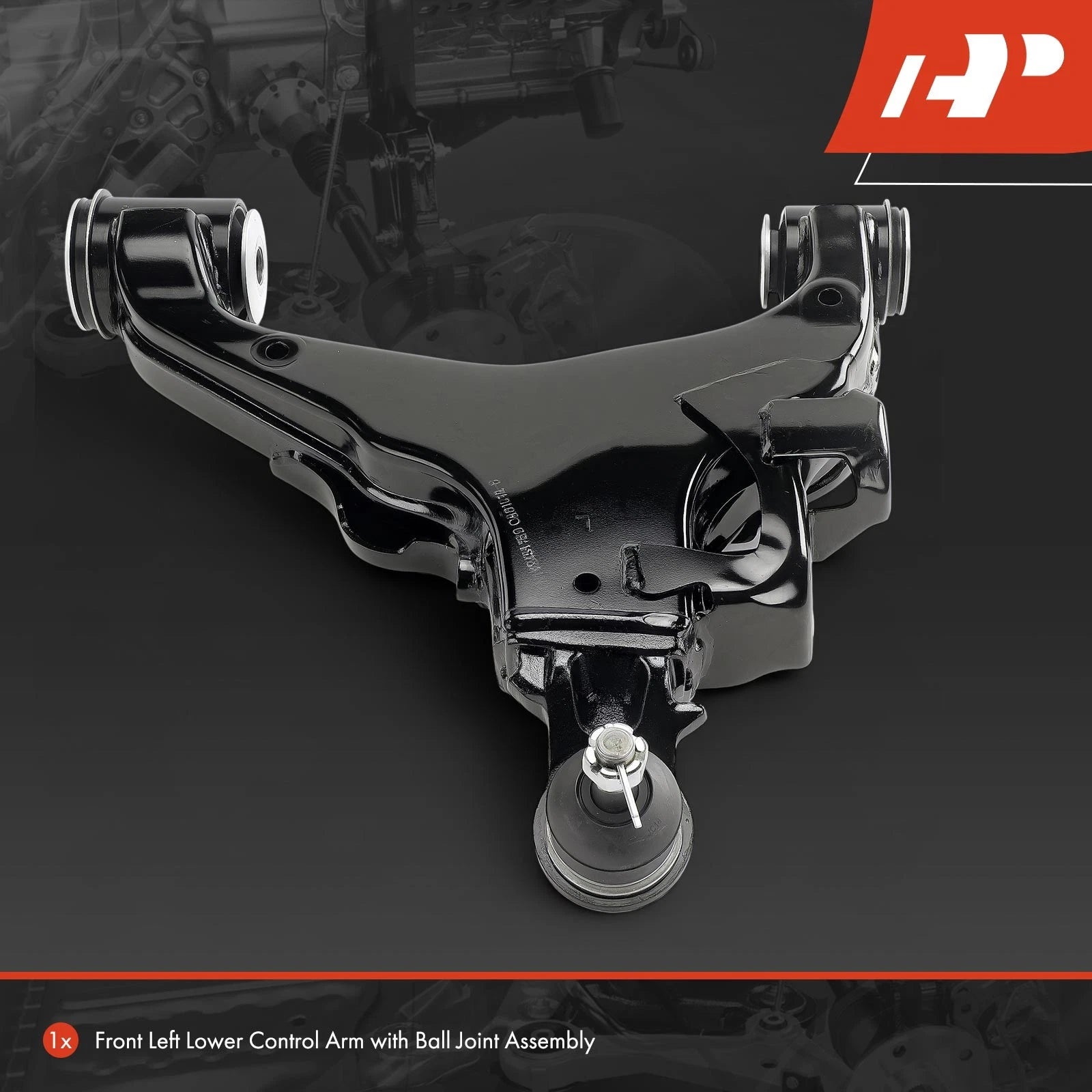 Front Left Lower Control Arm w/Ball Joint for Toyota Land Cruiser (1998–2007)