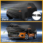 Car Cover Waterproof All Weather for Audi Q3 (2012–2024) Black 210D-PU