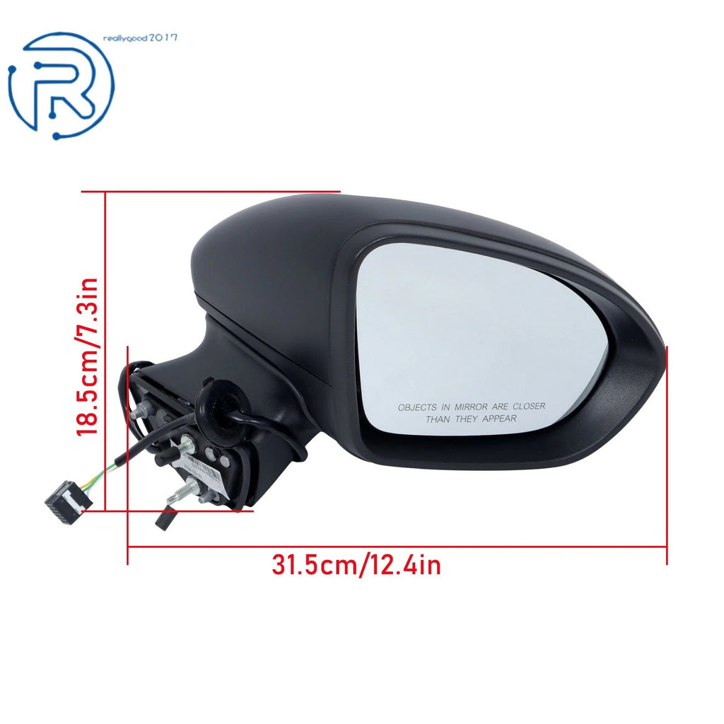 Passenger Right Side Mirror for Chevy Cruze (2016-2019)
