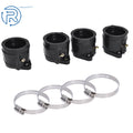 Set of 4 Rubber Carburetor Intake Manifold Boots for Yamaha YZF600R (1995–2007)