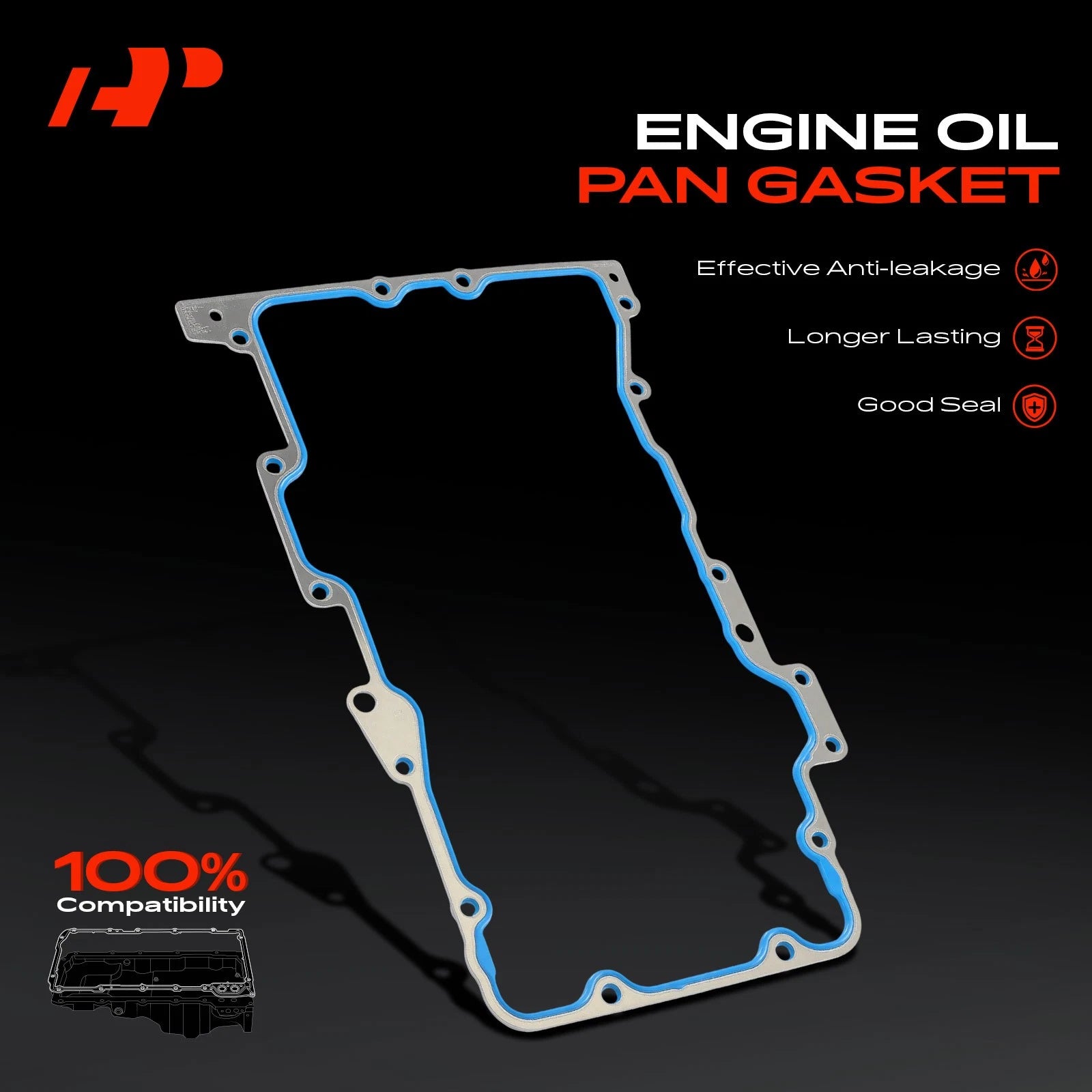 Engine Oil Pan Gasket for Ford Escape Taurus Mazda 6 Tribute (2001–2004)