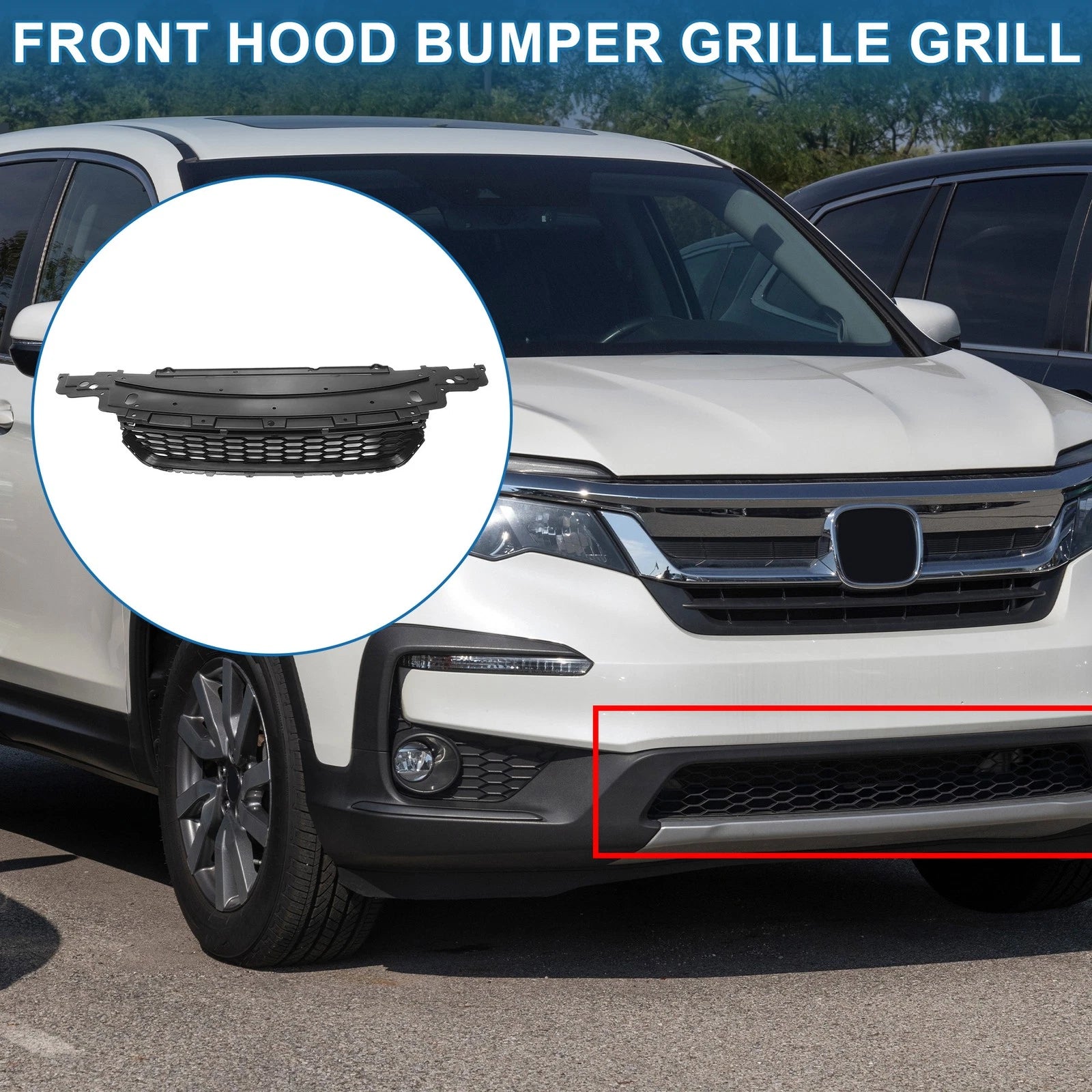 Front Hood Bumper Grille for Honda Accord (2013–2015)