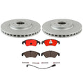 Front Brake Kit 320mm Rotors Brembo Ceramic Pads for Audi A4 A5 S4 S5 (2009–2020)