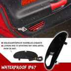 Red LED Inner Door Courtesy Light Smoked Lens for Chevrolet Corvette C5 (1997–2004)