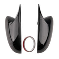 Mirror Shell Cover Set for Toyota Corolla (2019–2022) Gloss Black ABS