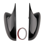 Mirror Shell Cover Set for Toyota Corolla (2019–2022) Gloss Black ABS