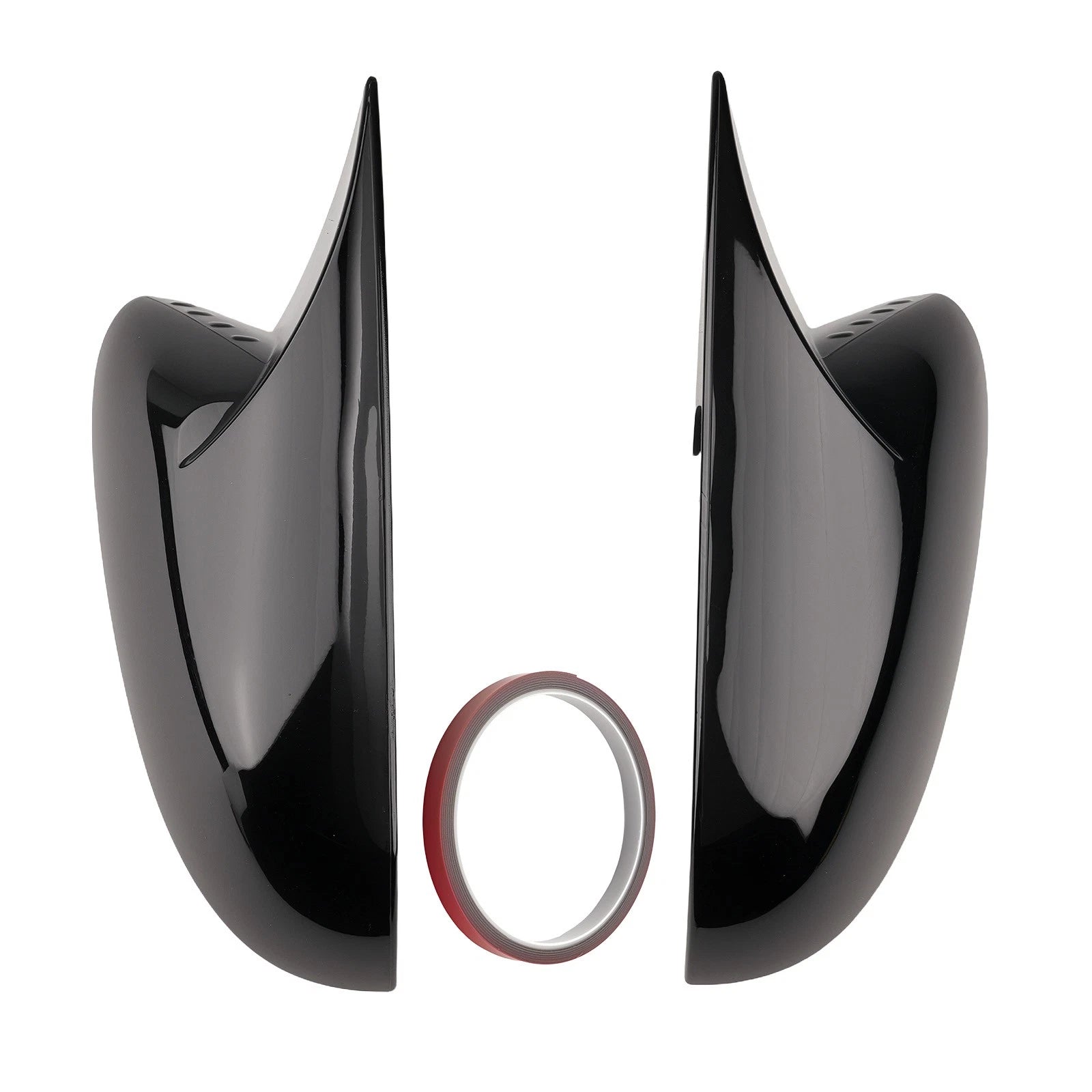 Mirror Shell Cover Set for Toyota Corolla (2019–2022) Gloss Black ABS