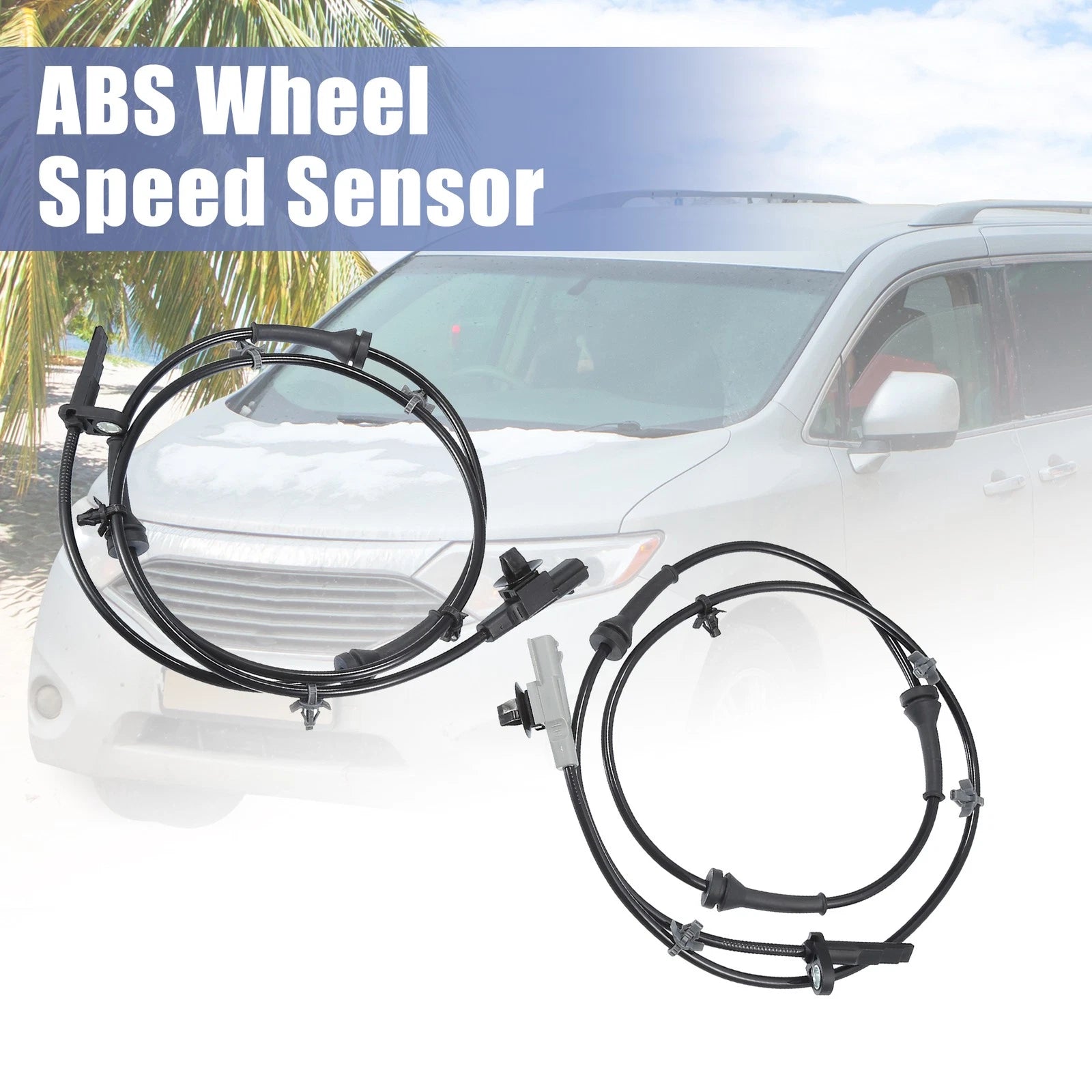 ABS Wheel Speed Sensor Set of 2 No. 47900ZX70A for Nissan 