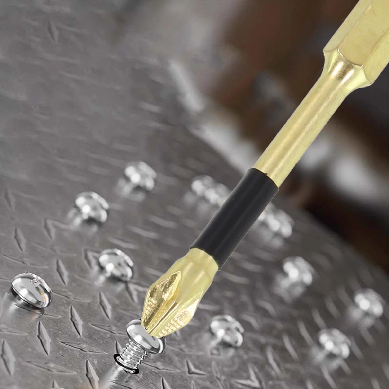 Screwdriver Tool Bits Set with Enhanced Grip for Multiple Applications