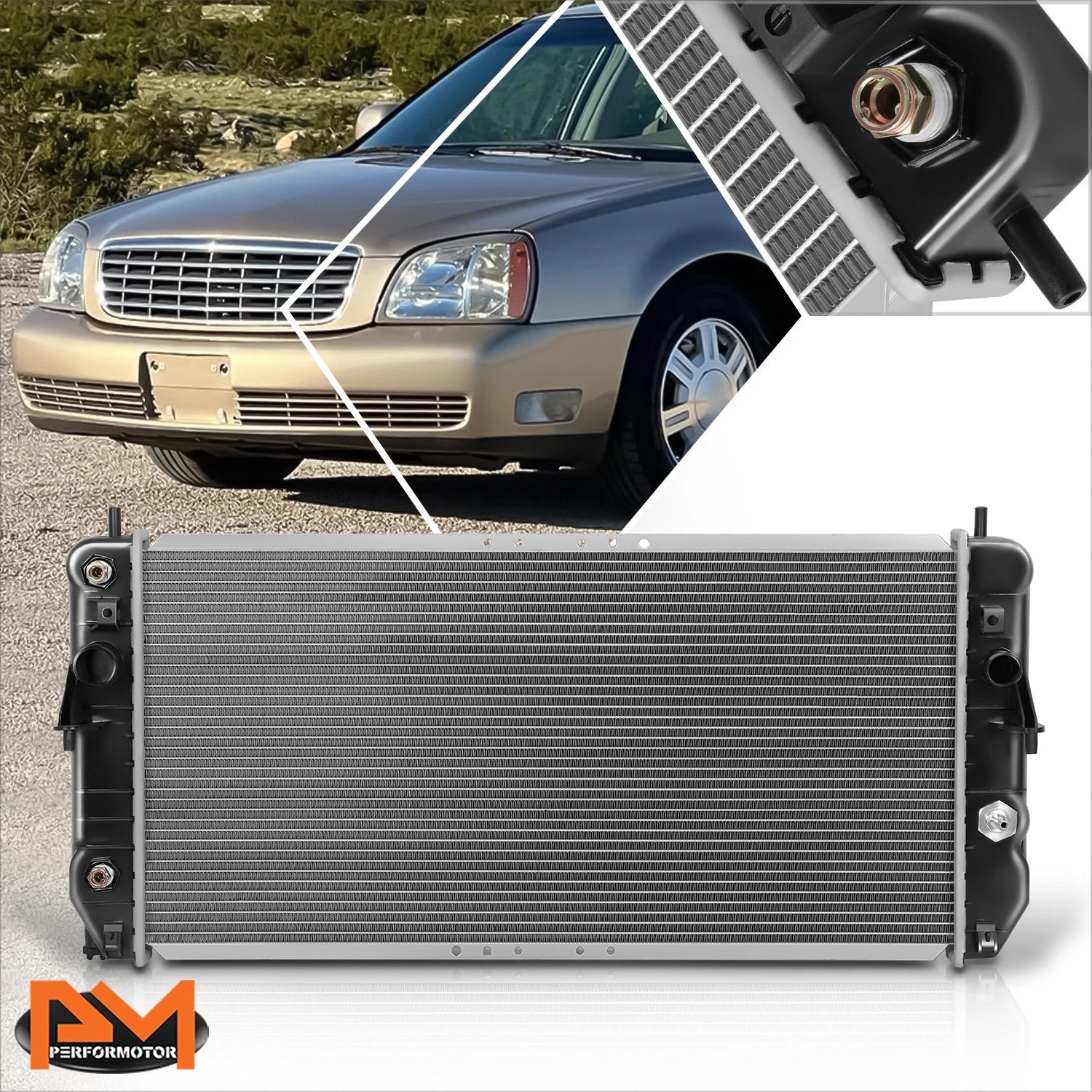 Aluminum Core Cooling Radiator for Cadillac Deville (2000) DPI-2352