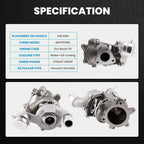 Turbocharger for Lincoln MKT MKS Ford Flex SEL Explorer 3.5L (2010–2019)