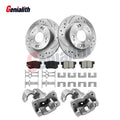 Rear Disc Rotors & Brake Pads + Calipers for Honda Civic (2006–2015)