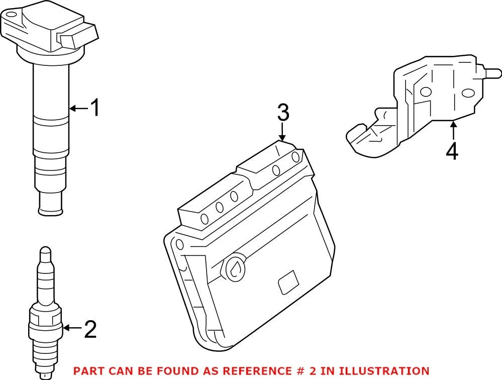 Genuine OEM Iridium Spark Plug for Lexus CT200h (2011–2017) 9091901275