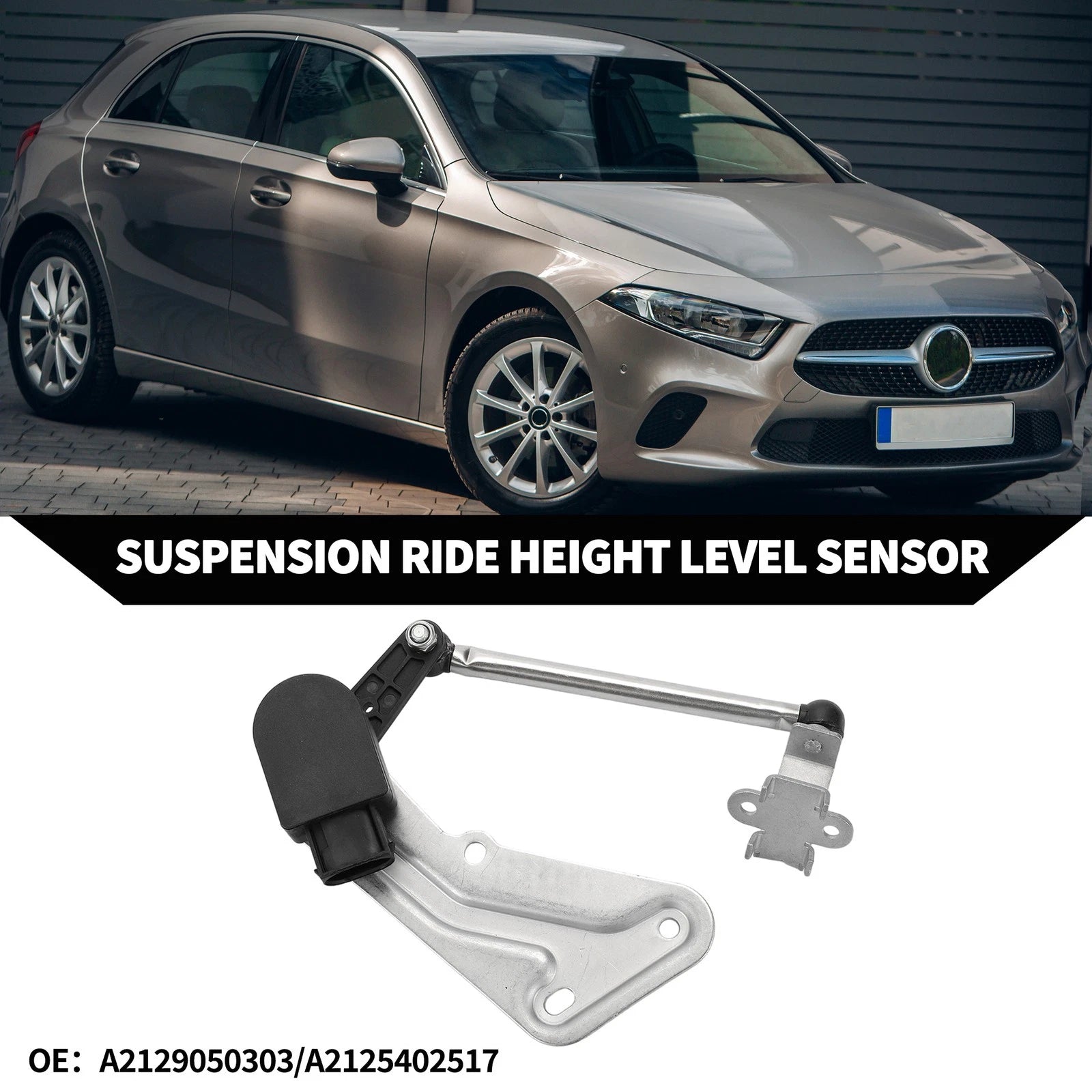 Suspension Ride Height Level Sensor A2129050303 for Mercedes-Benz CLS40 (2011–2018)