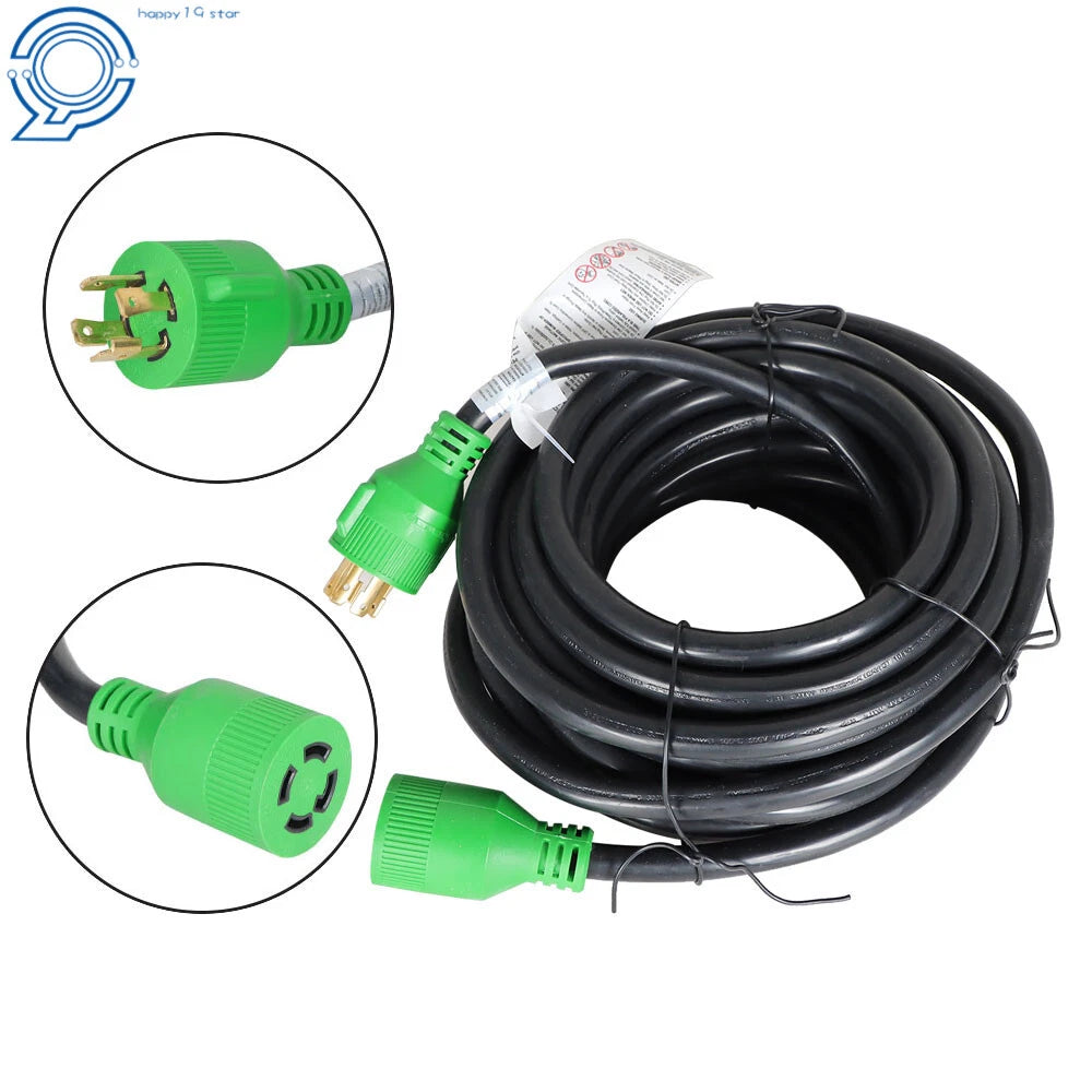 30A Generator Extension Cord for NEMA L14-30 (50FT)